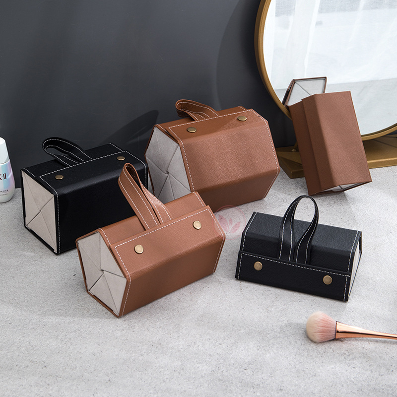 Organizador Dobrável para Óculos com Divisórias | Porta Óculos para Viagem e Guarda-Roupa