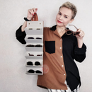 Organizador Dobrável para Óculos com Divisórias | Porta Óculos para Viagem e Guarda-Roupa