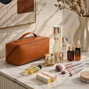 Necessaire Organizadora Premium para Maquiagem | Grande, Impermeável e Multifuncional