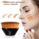 Pincel Escova Hexagonal para Base e Corretivo | Acabamento Profissional Sem Marcas