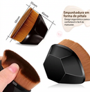 Pincel Escova Hexagonal para Base e Corretivo | Acabamento Profissional Sem Marcas
