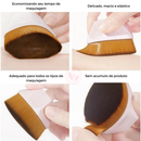 Pincel Escova Hexagonal para Base e Corretivo | Acabamento Profissional Sem Marcas