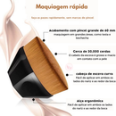 Pincel Escova Hexagonal para Base e Corretivo | Acabamento Profissional Sem Marcas