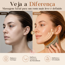 Escova Facial para Drenagem Linfática e Contorno Facial | Lifting Natural com Estojo
