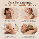 Escova Facial para Drenagem Linfática e Contorno Facial | Lifting Natural com Estojo