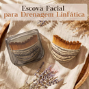 Escova Facial para Drenagem Linfática e Contorno Facial | Lifting Natural com Estojo