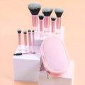 Kit Mini Pincéis Profissionais com Bolsa para Viagem