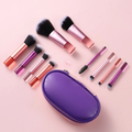 Kit Mini Pincéis Profissionais com Bolsa para Viagem