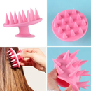 Escova De Lavar Cabelo de Silicone Auxilia O Crescimento Diminui A Quebra