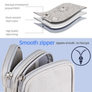 Necessaire organizadora bolsa portatil celular cabos fios armanazamento