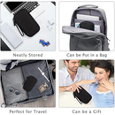 Necessaire organizadora bolsa portatil celular cabos fios armanazamento