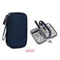 Necessaire organizadora bolsa portatil celular cabos fios armanazamento