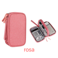Necessaire organizadora bolsa portatil celular cabos fios armanazamento