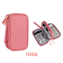 Necessaire organizadora bolsa portatil celular cabos fios armanazamento