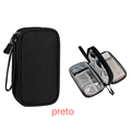 Necessaire organizadora bolsa portatil celular cabos fios armanazamento