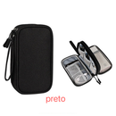 Necessaire organizadora bolsa portatil celular cabos fios armanazamento