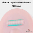 Espelho De Maquiagem Mesa Inteligente Com Luz LED USB Portátil Dobrável Ajustável Touch Oval