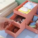 Organizador de Mesa Multiuso com Gaveta Lorben Porta Treco para Escritório Caneta Cosméticos