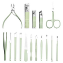 KIT 16 Pçs/Set Professional Aço Inoxidável Cutícula Nippers Cortador De Unhas Ferramentas