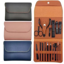 KIT 16 Pçs/Set Professional Aço Inoxidável Cutícula Nippers Cortador De Unhas Ferramentas
