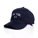 Boné Ny New York Retro Basebol Aba Curva Masculino e Feminino Regulagem Fitão