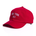 Boné Ny New York Retro Basebol Aba Curva Masculino e Feminino Regulagem Fitão