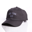 Boné Ny New York Retro Basebol Aba Curva Masculino e Feminino Regulagem Fitão