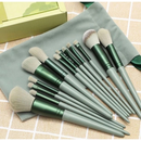 Kit 13 Pçs Pincéis De Maquiagem Contorno Kabuki Profissional - Boa qualidade