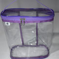 Porta Shampoo Necessaire Organizadora Maquiagem Viagem Praia Transparente