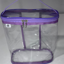 Porta Shampoo Necessaire Organizadora Maquiagem Viagem Praia Transparente