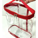 Porta Shampoo Necessaire Organizadora Maquiagem Viagem Praia Transparente