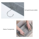 Organizador multifuncional de bolsas para pendurar no guarda-roupa