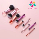 ANA1108 Kit 10 mini pincéis para Maquiagem com estojo bolsa para viagem