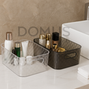 Porta Objeto Transparente Caixa de Armazenamento Multiuso Resistente Casa Escritório Decorativa