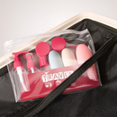 Conjunto Portátil de Viagem P/Cosméticos e Higiene–Frascos Potes e Bolsa Organizadora