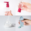 Conjunto Portátil de Viagem P/Cosméticos e Higiene–Frascos Potes e Bolsa Organizadora