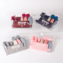 Conjunto Portátil de Viagem P/Cosméticos e Higiene–Frascos Potes e Bolsa Organizadora