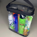 Porta Shampoo Necessaire Organizadora Maquiagem Viagem Praia Transparente