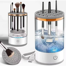 Limpador Automático De Pincéis De Maquiagem 3 em 1 – Lava, Seca e Armazena USB Recarregável