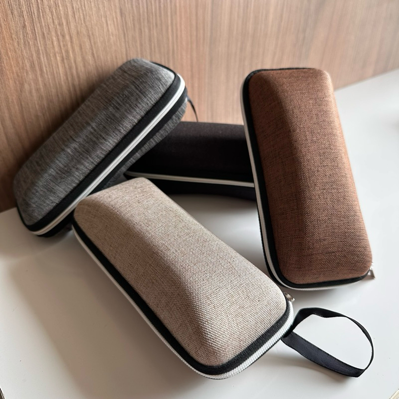 Estojo para Óculos de Sol Case com Ziper Porta Óculos de Grau Feminino Masculino Unissex