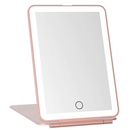 Espelho de Maquiagem Portátil com Luz LED – Dobrável e Compacto