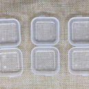 Conjunto de 50 Organizadores Transparentes - Caixas Plásticas Quadradas para Acessórios