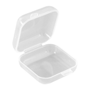 Conjunto de 50 Organizadores Transparentes - Caixas Plásticas Quadradas para Acessórios