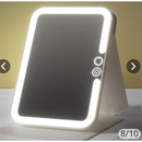Espelho de Mesa Maquiagem LED 24 Leds Touch Recarregável USB 3 Tons Luz Camarim