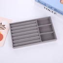 Bandeja Porta Jóias de Veludo - Organizador para Closet e Gavetas! Ideal para bijuterias, relógios e acessórios, prática