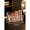 Porta Pincel Diamante Organizador Acrílico Maquiagem