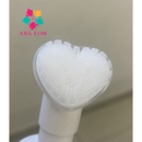 ANA 1108 Frasco PUMP COM ESCOVA DE SILICONE PARA LIMPEZA FACIAL SKINCARE 100MLRosa/150MLRosa/Branco