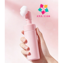 ANA 1108 Frasco PUMP COM ESCOVA DE SILICONE PARA LIMPEZA FACIAL SKINCARE 100MLRosa/150MLRosa/Branco