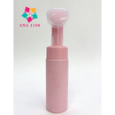 ANA 1108 Frasco PUMP COM ESCOVA DE SILICONE PARA LIMPEZA FACIAL SKINCARE 100MLRosa/150MLRosa/Branco
