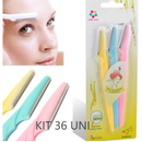 ANA 1108 KIT 36 unidades Lâminas Sobrancelha e Rosto Navalha Depilação design